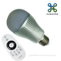 Brightness & Color dimmable led bulbs 7w e27 2.4G RF remote
